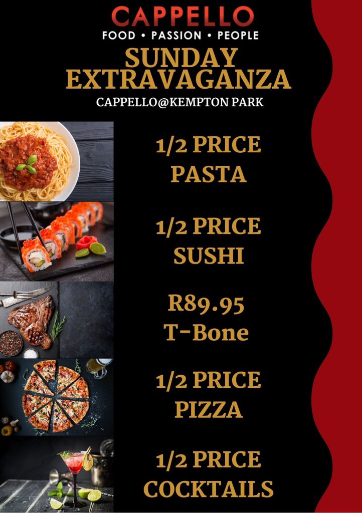 cappello specials catalogue